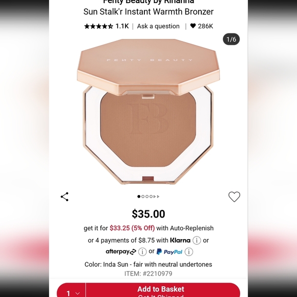 Fenty bronzer - Picture 5 of 5